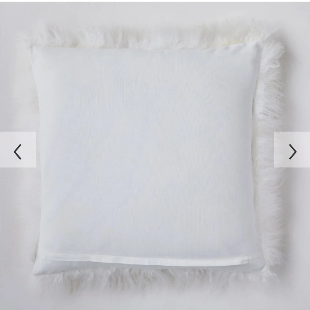 West Elm Mongolian Sheep Pillow Cover (1)